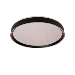 Lucide NURIA - Plafonnière - Ø 50 cm - LED Dimb. - 1x36W 2700K - 3 StepDim - Zwart Lucide