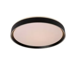 Lucide NURIA - Plafonnière - Ø 50 cm - LED Dimb. - 1x36W 2700K - 3 StepDim - Zwart Lucide