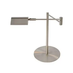 Lucide NUVOLA - Bureaulamp - Ø 20 cm - LED Dimb. - 1x9W 3000K - Mat chroom Lucide