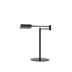 Lucide NUVOLA - Bureaulamp - Ø 20 cm - LED Dimb. - 1x9W 3000K - Zwart Lucide