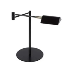 Lucide NUVOLA - Bureaulamp - Ø 20 cm - LED Dimb. - 1x9W 3000K - Zwart Lucide