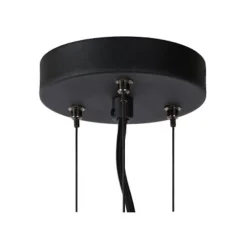 Lucide OLIVIA Hanglamp-Fumé-Ø50-3xE27-40W-Glas