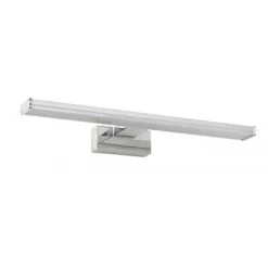 Lucide ONNO - Spiegellamp Badkamer - LED - 1x8W 3000K - IP44 - Mat chroom