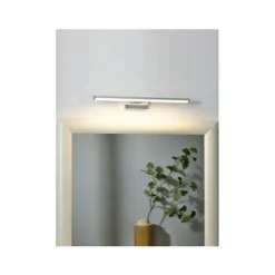 Lucide ONNO - Spiegellamp Badkamer - LED - 1x8W 3000K - IP44 - Mat chroom