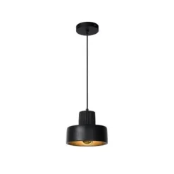 Lucide OPHELIA - Hanglamp - Ø 20 cm - 1xE27 - Zwart