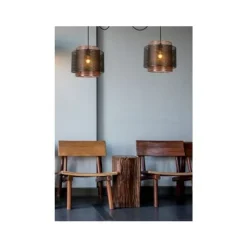 Lucide ORRIN - Hanglamp - Ø 34 cm - 2xE27 - Zwart