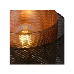 Lucide ORRIN - Tafellamp - Ø 25 cm - 1xE27 - Zwart