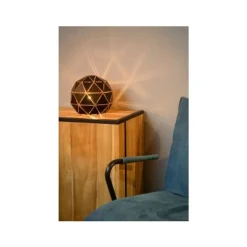 Lucide OTONA - Tafellamp - Ø 25 cm - 1xE27 - Zwart