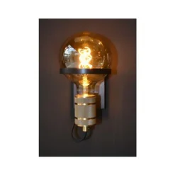 Lucide OTTELIEN - Wandlamp - Ø 17,7 cm - 1xE27 - Zwart