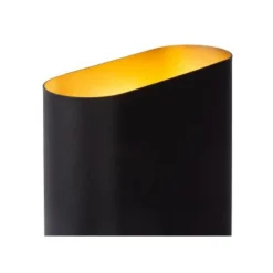 Lucide OVALIS - Wandlamp - 2xE14 - Zwart