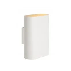 Lucide OVALIS - Wandlamp - 2xE14 - Wit
