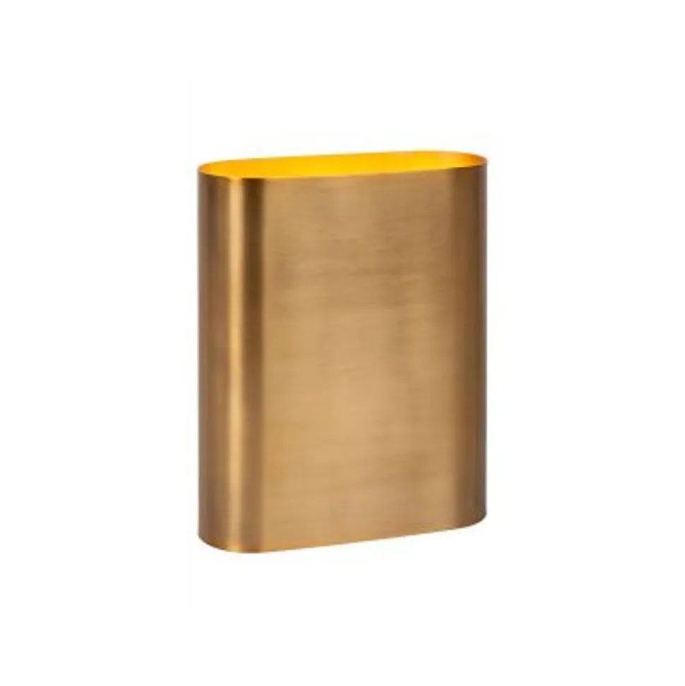 Lucide OVALIS Wandlamp-Mat Go.-2xE14-9W-Metaal