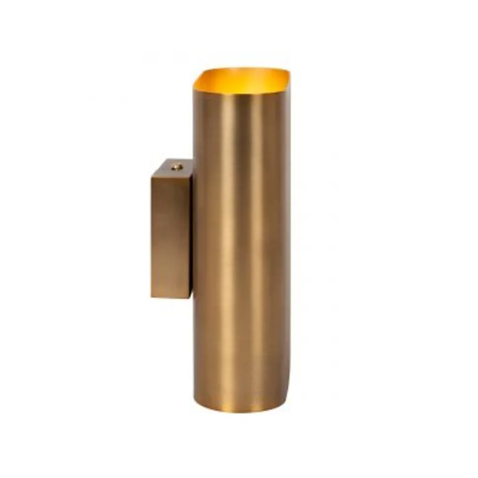 Lucide OVALIS Wandlamp-Mat Go.-2xE14-9W-Metaal