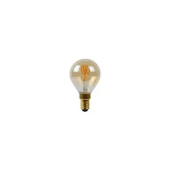 Lucide P45 - Filament lamp - Ø 4,5 cm - LED Dimb. - E14 - 1x3W 2200K - Amber