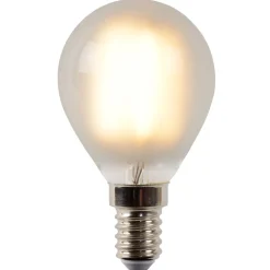 Lucide P45 - Filament lamp - Ø 4,5 cm - LED Dimb. - E14 - 1x4W 2700K - mat Lucide