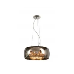 Lucide PEARL - Hanglamp - Ø 50 cm - 6xG9 - Chroom