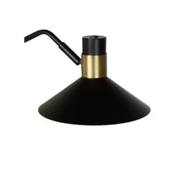 Lucide PEPIJN - Wandlamp - 1xE14 - 3 StepDim - Zwart