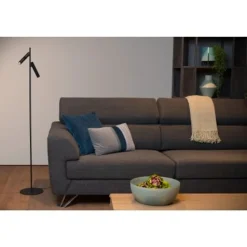 Lucide PHILON - Leeslamp - Ø 23 cm - LED Dimb. - 2x4,5W 3000K - Zwart Lucide