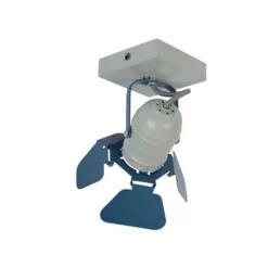 Lucide PICTO - Plafondspot Kinderkamer - 1xGU10 - Blauw