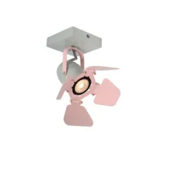 Lucide PICTO - Plafondspot Kinderkamer - 1xGU10 - Roze