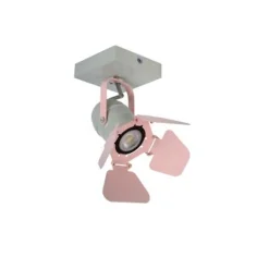 Lucide PICTO - Plafondspot Kinderkamer - 1xGU10 - Roze