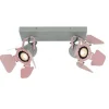 Lucide PICTO - Plafondspot Kinderkamer - 2xGU10 - Roze