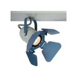 Lucide PICTO - Plafondspot Kinderkamer - 3xGU10 - Blauw