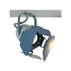 Lucide PICTO - Plafondspot Kinderkamer - 3xGU10 - Blauw