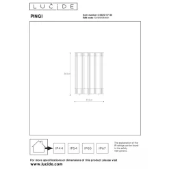 Lucide PINGI Tafellamp Buiten-Zwart-LED Dimb.-3W