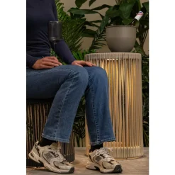 Lucide PINGI Tafellamp Buiten-Zwart-LED Dimb.-3W