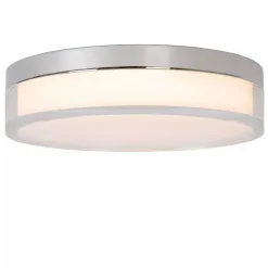 Lucide PLANO - Plafonnière Binnen/Buiten - Ø 23 cm - LED Dimb. - CCT - 1x11W 2700K/4000K - IP44 - Opaal