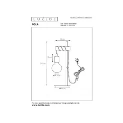 Lucide POLA - Tafellamp Kinderkamer - Ø 15 cm - 1xE27 - Roze
