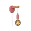 Lucide POLA - Wandlamp Kinderkamer - Ø 12 cm - 1xE27 - Roze