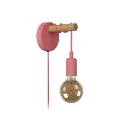 Lucide POLA - Wandlamp Kinderkamer - Ø 12 cm - 1xE27 - Roze