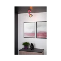 Lucide POLA - Wandspot Kinderkamer - 1xE27 - Roze