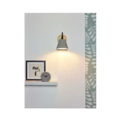 Lucide POSSIO - Wandlamp - 1xE14 - Taupe