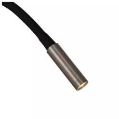 Lucide Premium ASJA - Oplaadbare Wandspot / Wandlamp - Accu/Batterij - LED 3 StepDim - 1x3W 2700K - Grijs ijzer