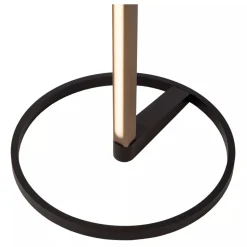 Lucide Premium BRAGA - Vloerlamp - Ø 30 cm - LED Dimb. - CCT - 1x22W 2700K/4000K - Koffie