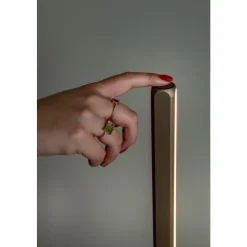 Lucide Premium BRAGA - Vloerlamp - Ø 30 cm - LED Dimb. - CCT - 1x22W 2700K/4000K - Koffie