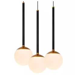 Lucide Premium CALINA - Hanglamp - Ø 42 cm - LED Dimb. - 5x8,2W 2700K - Zwart