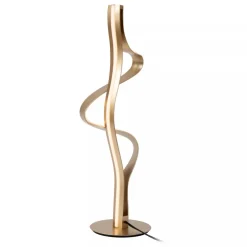 Lucide Premium LAMBADA - Tafellamp - LED Dimb. - 1x19W 2700K - Mat Goud / Messing