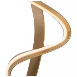 Lucide Premium LAMBADA - Tafellamp - LED Dimb. - 1x19W 2700K - Mat Goud / Messing