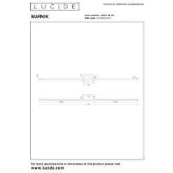 Lucide Premium MARNIK - Wandlamp - LED Dimb. - CCT - 1x18W 2700K/4000K - Zwart