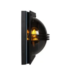 Lucide PRIVAS Wandlamp Buiten-Zwart-2xE27-60W-IP44-PVC