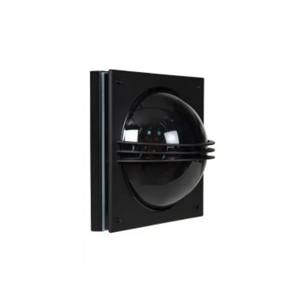 Lucide PRIVAS Wandlamp Buiten-Zwart-2xE27-60W-IP44-PVC