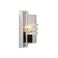 Lucide PRIVAS Wandlamp Buiten-Wit-1xE27-60W-IP44-PVC
