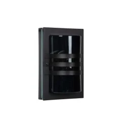 Lucide PRIVAS Wandlamp Buiten-Zwart-1xE27-60W-IP44-PVC