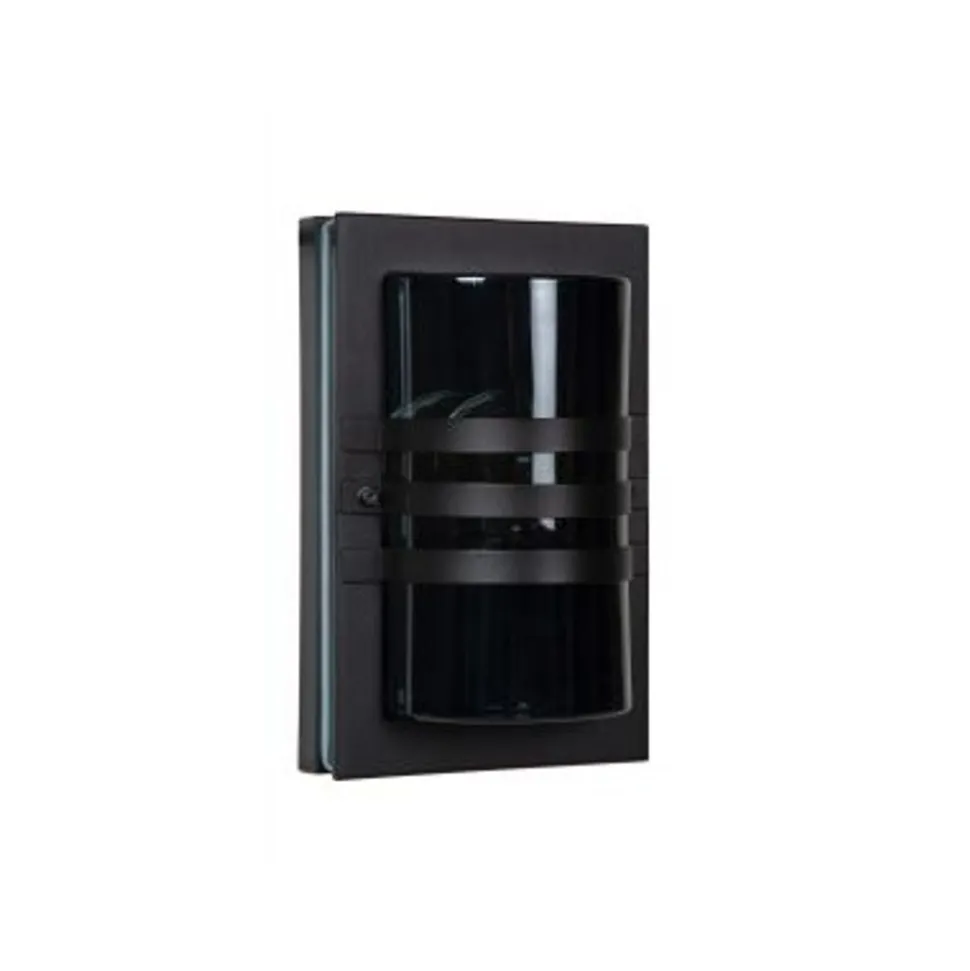 Lucide PRIVAS Wandlamp Buiten-Zwart-1xE27-60W-IP44-PVC