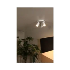 Lucide PUNCH Plafondspot-Wit-Ø21-3xGU10-35W-Metaal