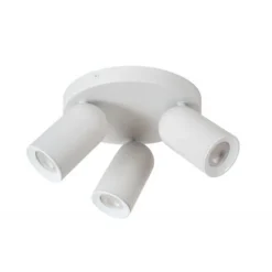 Lucide PUNCH Plafondspot-Wit-Ø21-3xGU10-35W-Metaal